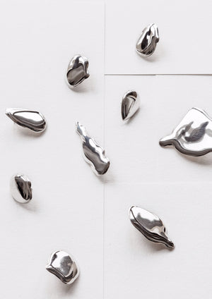 Gather us as mercury — Pins or Earrings
