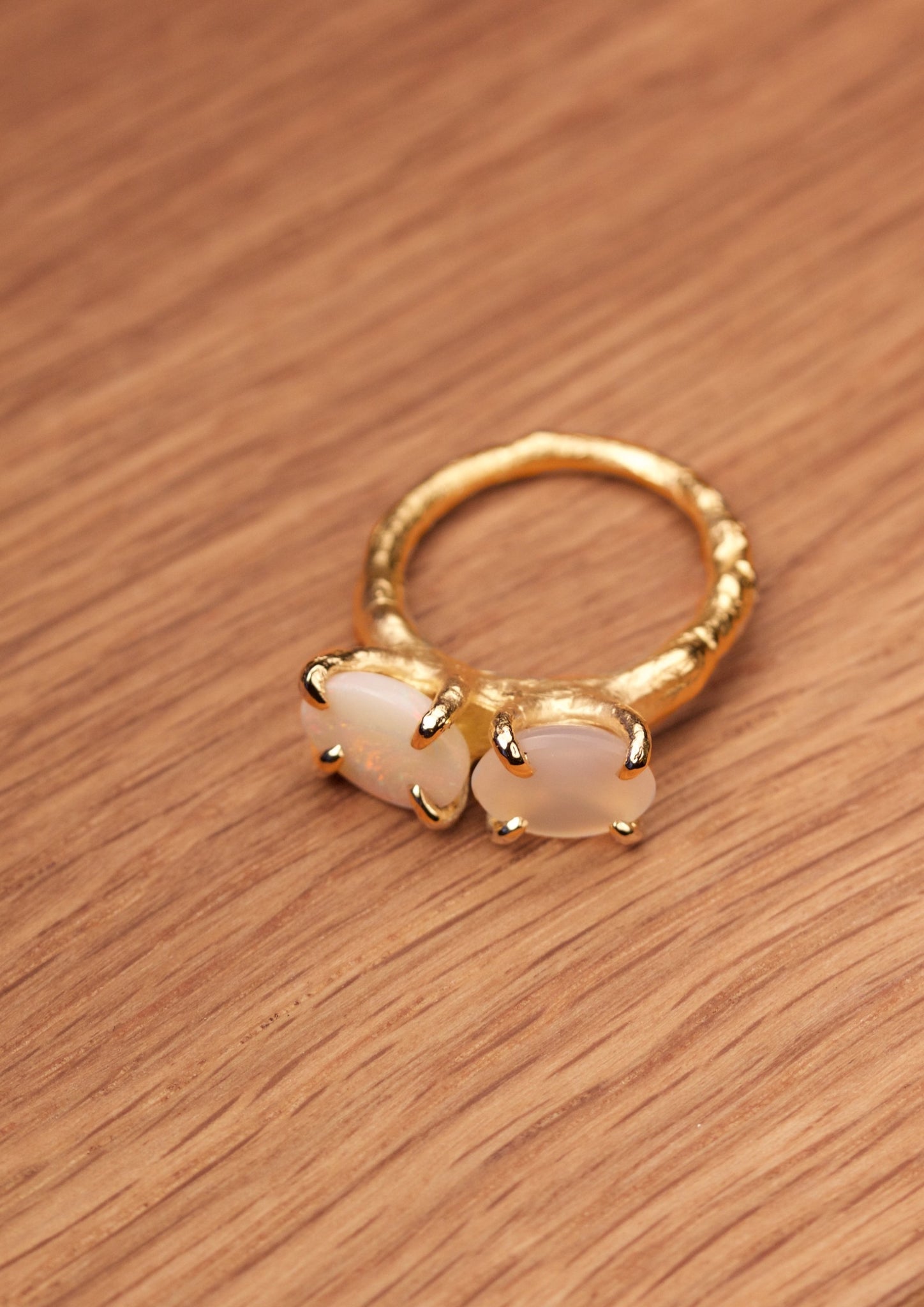 'Divided in Two'  Fairtrade Gold Ring
