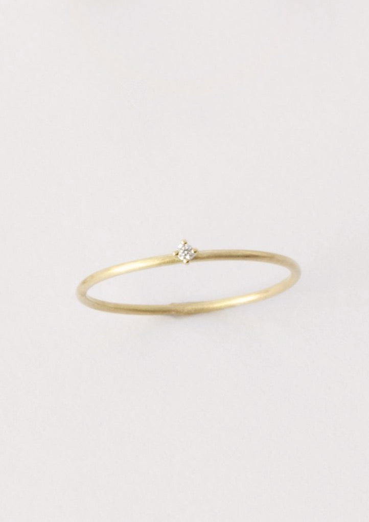 'Sakura 0,02 ct' Fairtrade Gold Diamond Ring